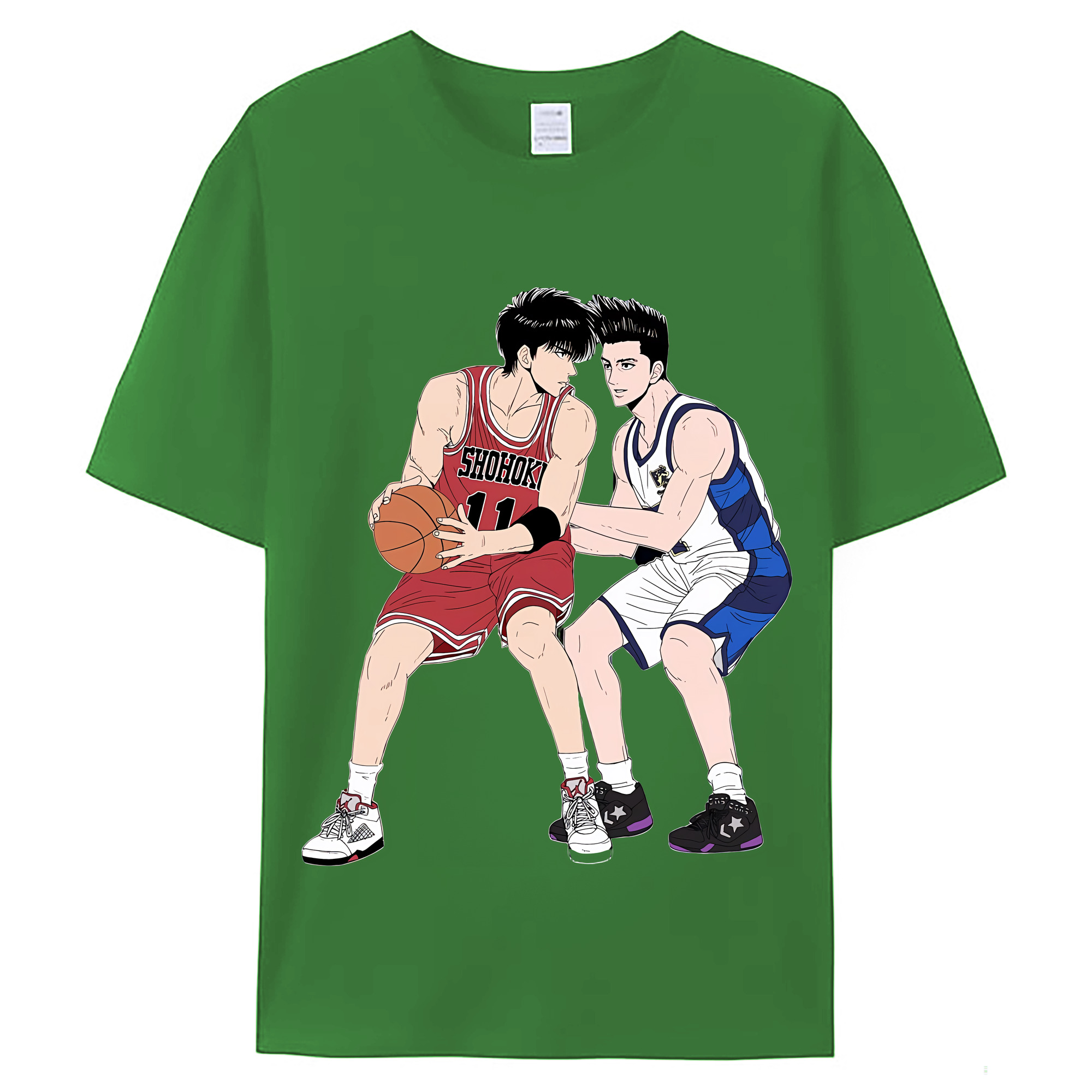 （画像用） SLAM DUNK／スラムダンク レディースカジュアルプリントTシャツ（綿100％）